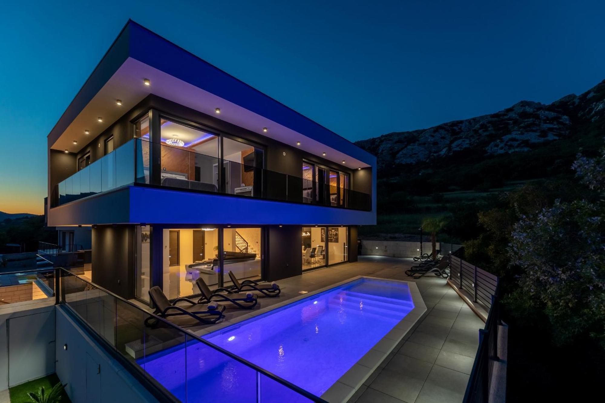 Villa Bellezza Draga Bašćanska Екстериор снимка