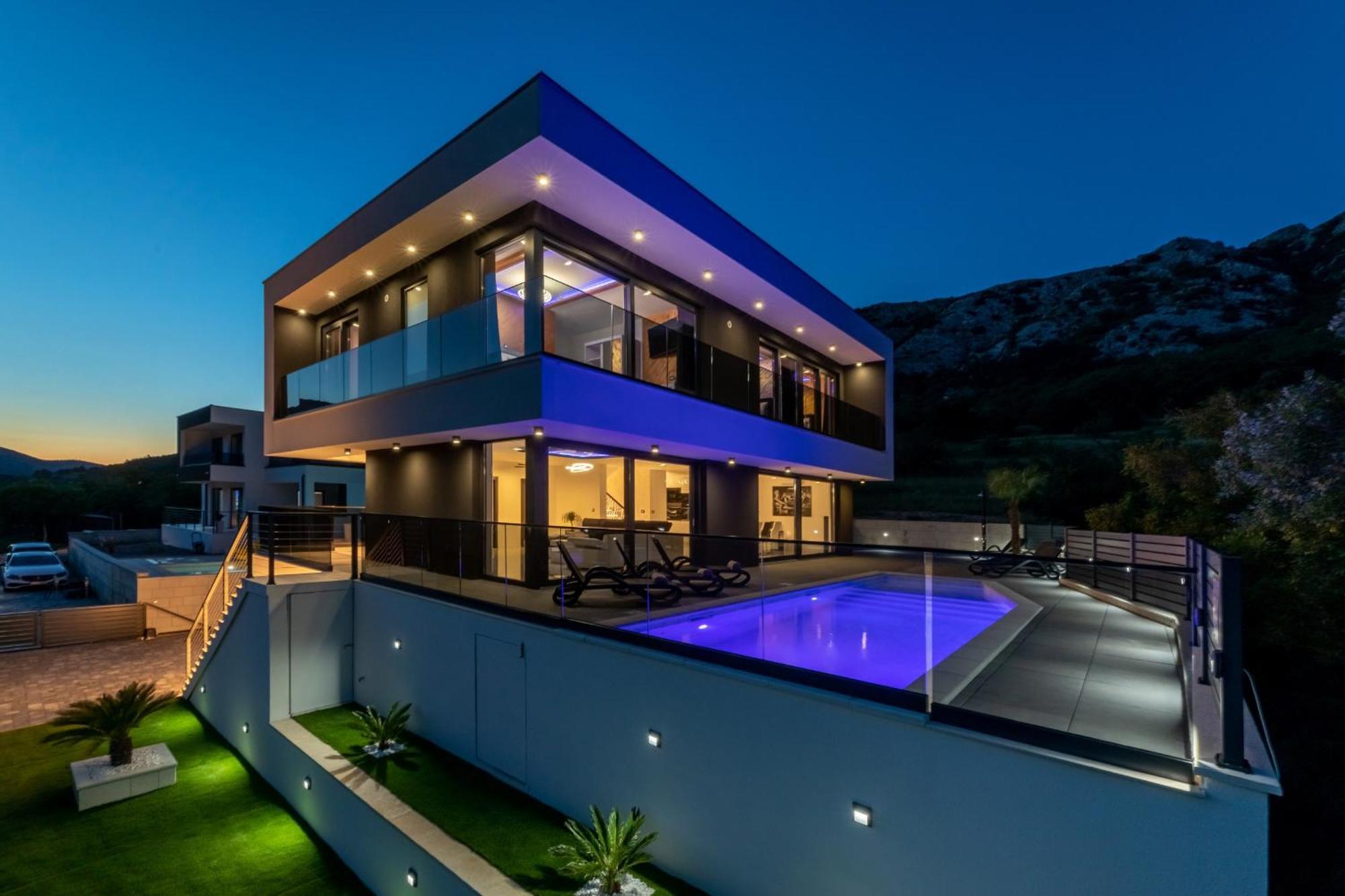 Villa Bellezza Draga Bašćanska Екстериор снимка