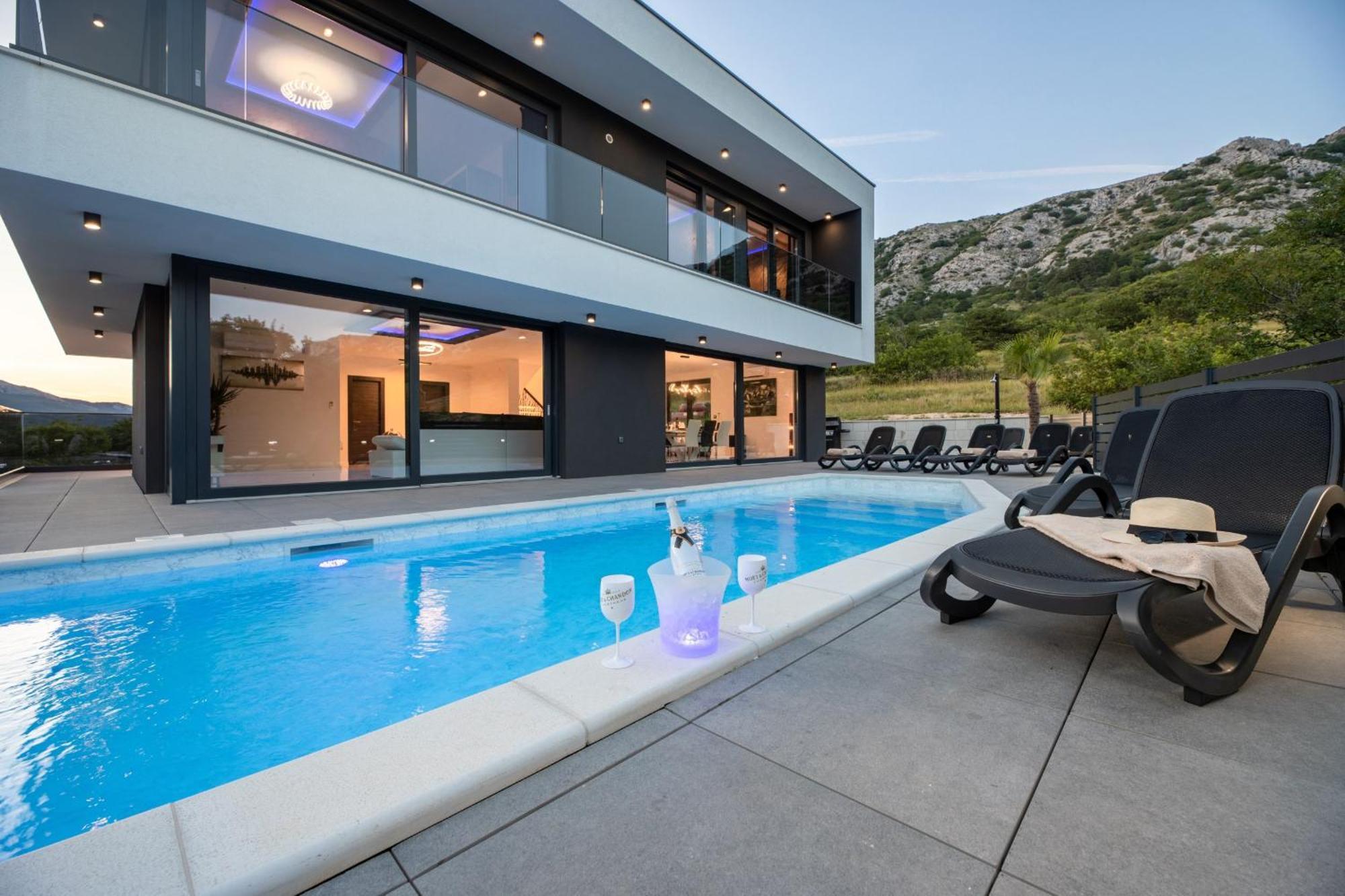 Villa Bellezza Draga Bašćanska Екстериор снимка